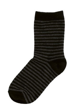Monochrome Stripe Socks Seven Pack (Older Boys)